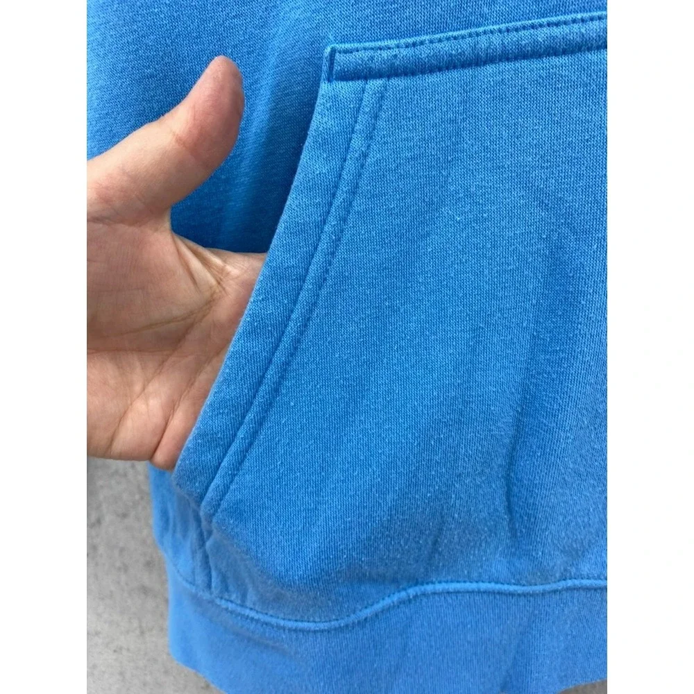 Nike Houston Oilers Hoodie Kids Size M 10/12 Blue‎ Graphic Pullover NFL Retro